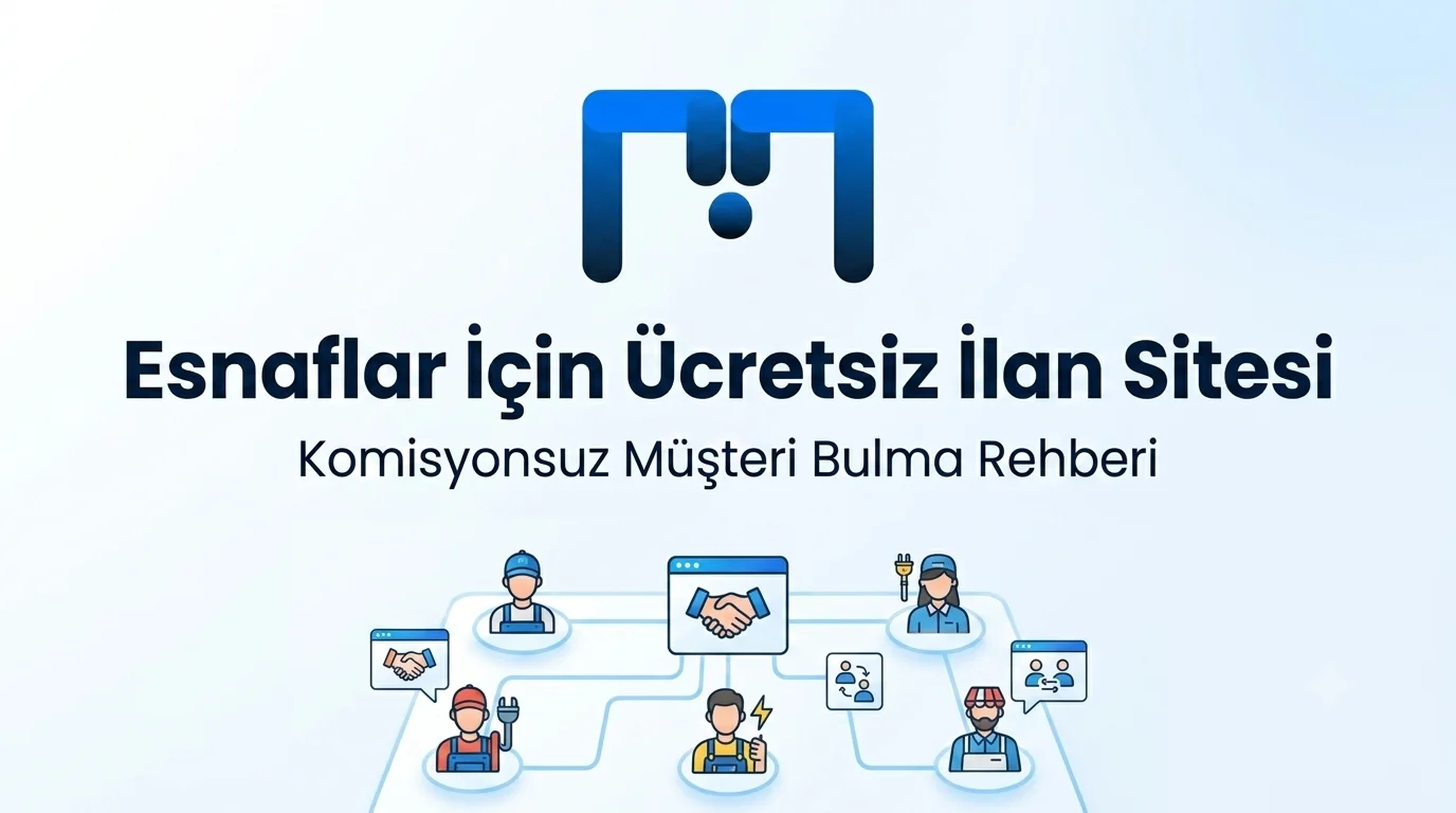 Esnaflar İçin Ücretsiz İlan Sitesi