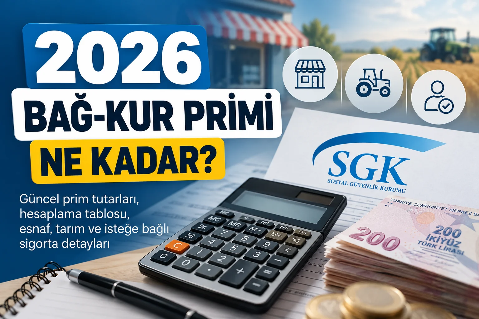 2026 Bağ Kur Primleri Ne Kadar